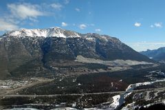 06 Canmore, Grotto Mountain From Helicopter Just After Takeoff From Canmore To Mount Assiniboine In Winter.jpg